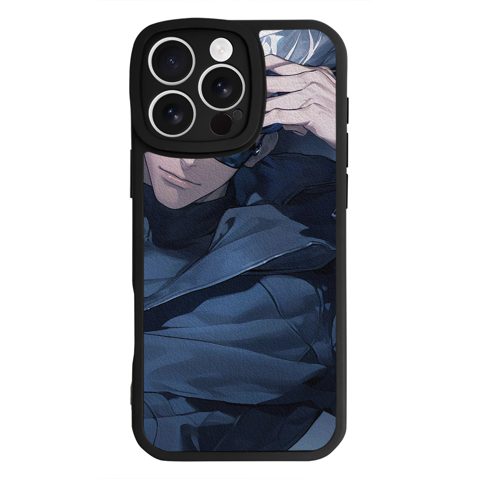 （画像用） 呪術廻戦 Jujutsu Kaisen 【iPhone 16シリーズ対応】シリコンスマホケース（レザー調） 材質：シリコン